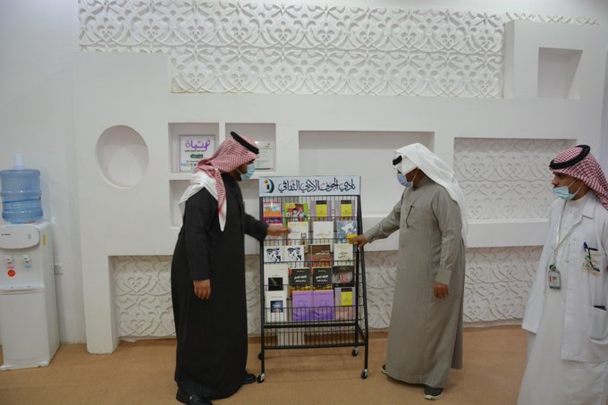 زيارة رئيس نادي الجوف الأدبي الثقافي لجمعية الحياة