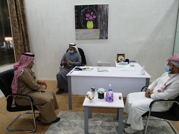 زيارة مدير عام مكافحة العدوى بوزارة الصحة لجمعية الحياة